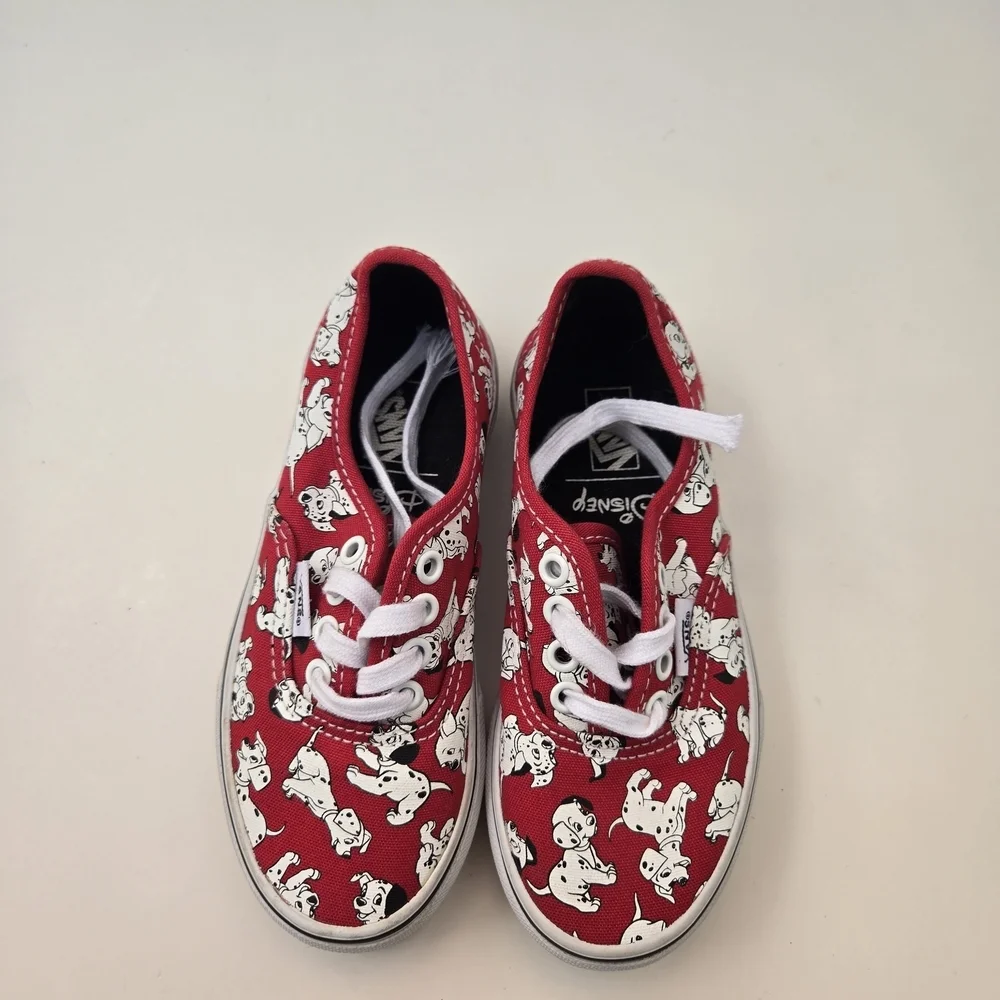 RARE Limited Edition VANS Disney 101 Dalmatians Sneakers Kids Size 12 - Picture 4 of 8